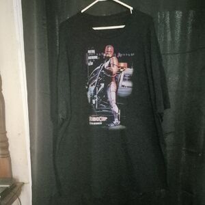Black Robocop T-Shirt